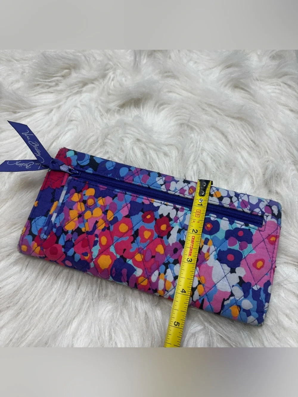 Vera Bradley quilted zip